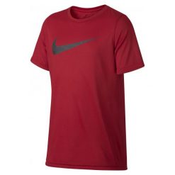Nike Koszulka B Nk Dry Tee Leg Storm Swoosh M. Czerwone t-shirty chłopięce marki Nike. W wyprzedaży za 65,00 zł.