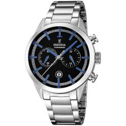Festina Timeless Chronograph 16826/5. Niebieskie zegarki męskie Festina. W wyprzedaży za 462,00 zł.