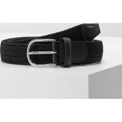 Anderson's STRECH BELT Pasek pleciony black. Czarne paski męskie Anderson's, w paski, z materiału. Za 379,00 zł.