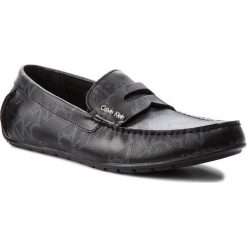 Mokasyny CALVIN KLEIN - Ivan F0503 Black. Czarne mokasyny męskie Calvin Klein, na co dzień, bez wzorów, ze skóry ekologicznej, eleganckie, bez zapięcia. W wyprzedaży za 379,00 zł.