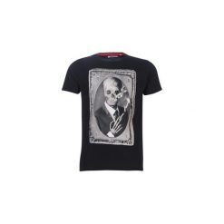 T-shirty z krótkim rękawem Deeluxe DENIL. Czarne t-shirty męskie Deeluxe, s, bez wzorów, bez kołnierzyka, krótkie. Za 89,00 zł.