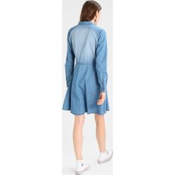 Sukienki hiszpanki: Object OBJSAMANTHA DRESS Sukienka jeansowa light blue denim