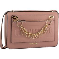 Torebka LOVE MOSCHINO - JC4231PP08KE0601 Cipria. Różowe listonoszki damskie Love Moschino, bez wzorów, ze skóry ekologicznej, wizytowe, bez dodatków. W wyprzedaży za 439,00 zł.