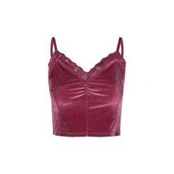 Bluzki Patrizia Pepe 2I0069/A2WQ-R550. Czerwone bluzki damskie Patrizia Pepe, bez wzorów, bez kołnierzyka, bez rękawów. Za 199,00 zł.