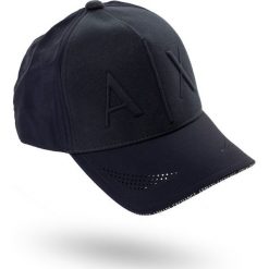 CZAPKA Z DASZKIEM armani exchange. Białe czapki męskie Armani Exchange, z nadrukiem. Za 259,00 zł.