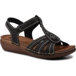 Sandały INBLU - CX11AQ24 Black. Czarne klapki damskie Inblu, z aplikacjami, ze skóry ekologicznej, bez obcasa, na obcasie. Za 89,99 zł.