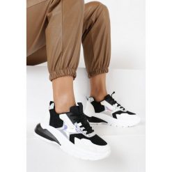 Biało-Czarne Sneakersy Aterope. Białe sneakersy damskie Born2be. Za 99,99 zł.