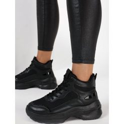 Czarne Sneakersy Iphasa. Czarne sneakersy damskie Born2be. Za 129,99 zł.