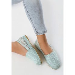 Zielone Espadryle Seamanship. Zielone espadryle damskie Born2be, z aplikacjami, bez obcasa, na płaskiej podeszwie. Za 39,99 zł.