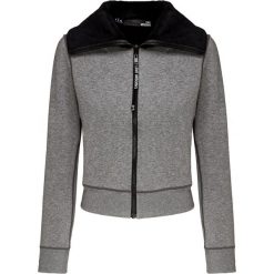 Bluza LOVE MOSCHINO. Szare bluzy damskie Love Moschino, bez wzorów, z tkaniny, bez rękawów, bez kaptura. W wyprzedaży za 730,00 zł.