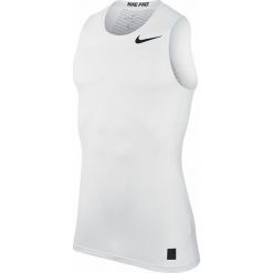 Nike Koszulka męska M NP Hyper Cool TANK FTTD biała r. L (828160 100). Białe t-shirty męskie Nike, m. Za 99,00 zł.