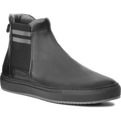 Sztyblety STRELLSON - Evans 4010002467 Black 900. Czarne sztyblety męskie Strellson, ze skóry, bez zapięcia. W wyprzedaży za 379,00 zł.