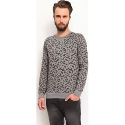 BLUZA NIEROZPINANA MĘSKA KLASYCZNA. Szare bluzy męskie Top Secret, m, z nadrukiem, z dzianiny, klasyczne, z klasycznym kołnierzykiem, bez rękawów, bez kaptura. W wyprzedaży za 39,99 zł.