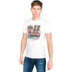 Jack & Jones New Pleo Koszulka Biały. Białe podkoszulki męskie Jack & Jones, xxl, z nadrukiem, z bawełny, z krótkim rękawem. Za 66,95 zł.