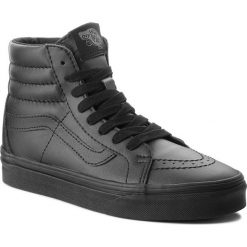 Sneakersy VANS - Sk8-Hi Reissue VN0A2XSBPXP (Classic Tumble) Blk Mono. Czarne półbuty damskie Vans, bez zapięcia. W wyprzedaży za 279,00 zł.