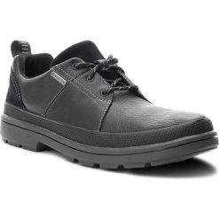 Półbuty CLARKS - RushwayLaceGtx GORE-TEX 261378547 Blk Tumbled Leather. Czarne półbuty męskie marki Clarks, na co dzień, bez wzorów, ze skóry, bez zapięcia. W wyprzedaży za 369,00 zł.