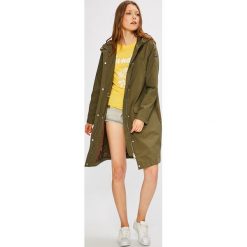 Tally Weijl - Top. Szare topy damskie marki TALLY WEIJL, m, z bawełny, z okrągłym kołnierzem. W wyprzedaży za 24,90 zł.