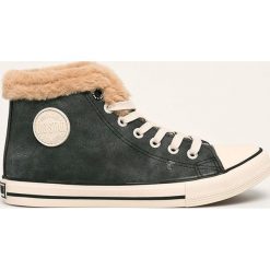 Big Star - Trampki. Niebieskie trampki i tenisówki damskie BIG STAR, bez wzorów, z gumy, na sznurówki. Za 119,90 zł.