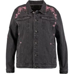 Kurtki damskie: Liquor N Poker Curve BF DENIM JACKET Kurtka jeansowa black denim