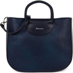 Tamaris torebka ciemnoniebieska 30380. Niebieskie torebki klasyczne damskie Tamaris, bez wzorów, eleganckie, bez dodatków. W wyprzedaży za 249,00 zł.