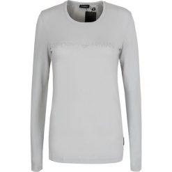Bluzka Emporio Armani Underwear. Szare bluzki damskie Emporio Armani, bez wzorów, z elastanu, bez rękawów, bez kaptura. Za 139,00 zł.