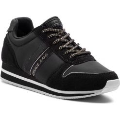 Sneakersy VERSACE JEANS - E0VTBSA1 70942 899. Czarne półbuty damskie Versace Jeans, z jeansu. W wyprzedaży za 399,00 zł.