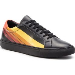 Sneakersy KAZAR - Denison 39804-01-A1 Black/Yellow. Czarne sneakersy męskie Kazar, na co dzień, w paski, ze skóry, z paskami. Za 449,00 zł.