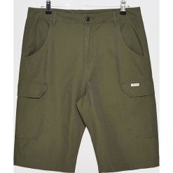 Spodenki i szorty męskie: Materiałowe szorty z kieszeniami cargo - Khaki