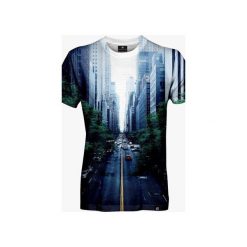 NYC Streets men's t-shirt. Czarne t-shirty męskie Mars from venus, s, bez wzorów, bez kołnierzyka. Za 118,30 zł.