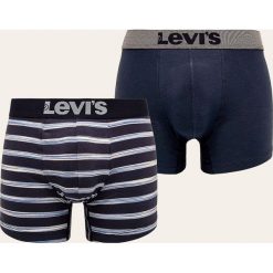 Levi's - Bokserki (2-pack). Niebieskie bokserki męskie Levi's®, bez wzorów, z elastanu. Za 89,90 zł.