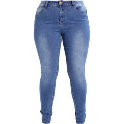 Lost Ink Plus SKINNY JEAN IN MARSHMALLOW Jeans Skinny Fit light blue. Niebieskie jeansy damskie Lost Ink Plus, z elastanu. Za 189,00 zł.
