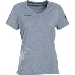 Mammut TROVAT WOMEN Tshirt z nadrukiem jay melange. Niebieskie topy sportowe damskie marki Mammut, l, z nadrukiem, z elastanu. Za 209,00 zł.