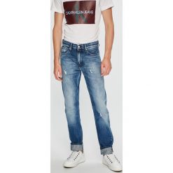 Calvin Klein Jeans - Jeansy CKJ 026. Niebieskie jeansy męskie Calvin Klein Jeans, bez wzorów. W wyprzedaży za 359,90 zł.