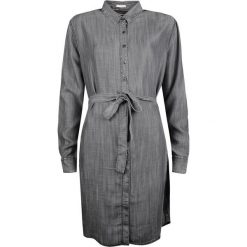 Tommy Hilfiger Sukienka "Shirt Dress". Sukienki damskie TOMMY HILFIGER, na co dzień, bez wzorów, z tkaniny, bez kołnierzyka, z długim rękawem, długie, proste. Za 249,00 zł.