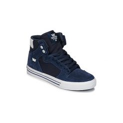 Buty Supra VAIDER. Niebieskie trampki i tenisówki damskie Supra, bez wzorów, bez zapięcia. Za 351,20 zł.