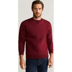 Mango Man - Bluza Nola. Brązowe bluzy męskie Mango Man, s, bez wzorów, z bawełny, z okrągłym kołnierzem, bez rękawów, bez kaptura. Za 89,90 zł.