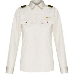 Koszula AERONAUTICA MILITARE Beżowy. Brązowe koszule damskie marki Aeronautica Militare, militarne. Za 385,00 zł.