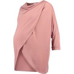 Swetry klasyczne damskie: DP Maternity WRAP Sweter dusky pink
