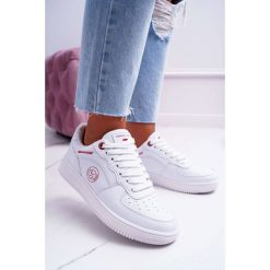 Trampki Damskie Cross Jeans Białe EE2R4143C. Białe buty sportowe damskie Tagless, bez wzorów, z jeansu, bez zapięcia. Za 149,00 zł.