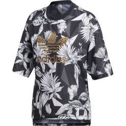 Bluzki asymetryczne: Adidas Koszulka damska Farm Tee czarna r. 38 (CY7375)