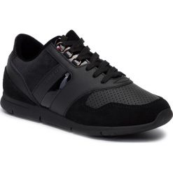 Sneakersy TOMMY HILFIGER - Velvet Lace Light Weight Sneaker FW0FW04312 Black 990. Czarne półbuty damskie TOMMY HILFIGER, z zamszu. Za 399,00 zł.