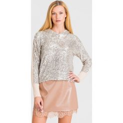 SWETER Pinko. Różowe swetry damskie Pinko, xs, bez wzorów, z materiału, bez rękawów, bez kaptura. Za 755,40 zł.