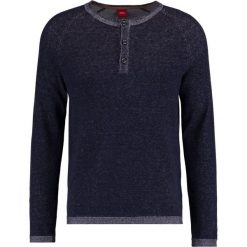 Swetry klasyczne męskie: s.Oliver RED LABEL Sweter storm blue melange