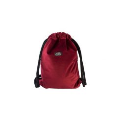 Plecak welur bordowy. Czerwone plecaki damskie Sacky.bag, z aplikacjami, z bawełny. Za 90,00 zł.