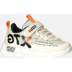 Beżowe buty sportowe na rzep casu 204/8m. Brązowe buty dziewczęce sportowe Casu, bez wzorów, bez zapięcia. Za 39,99 zł.