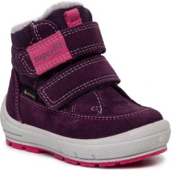 Śniegowce SUPERFIT - GORE-TEX 5-09314-90 M Lila. Fioletowe śniegowce dziewczęce Superfit, bez zapięcia. W wyprzedaży za 229,00 zł.