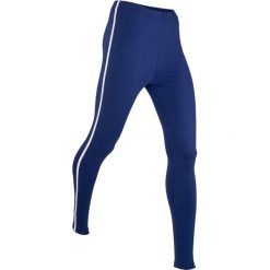 Legginsy sportowe, długie Level1 bonprix kobaltowy. Niebieskie legginsy sportowe damskie bonprix, bez wzorów, na fitness i siłownię. Za 49,99 zł.