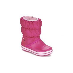 Śniegowce Dziecko Crocs WINTER PUFF BOOT KIDS. Różowe kozaki dziewczęce marki Crocs. Za 179,00 zł.