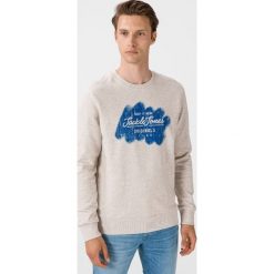 Jack & Jones Torino Bluza Szary Beżowy. Szare bluzy męskie Jack & Jones, xxl, z haftami, z bawełny, bez kołnierzyka, bez rękawów, bez kaptura. Za 131,95 zł.
