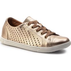 Sneakersy KAZAR - Tilly 38064-01-13 Gold. Żółte półbuty damskie Kazar, ze skóry. Za 399,00 zł.